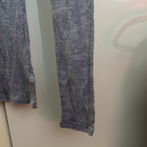 🐾4 for $40 Express lightweight sweater with some shimmer in it blue - Picture 4 of 8